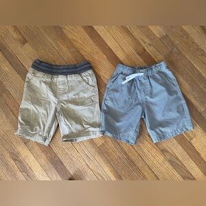 Stylish Kids Tan and Gray Shorts Set